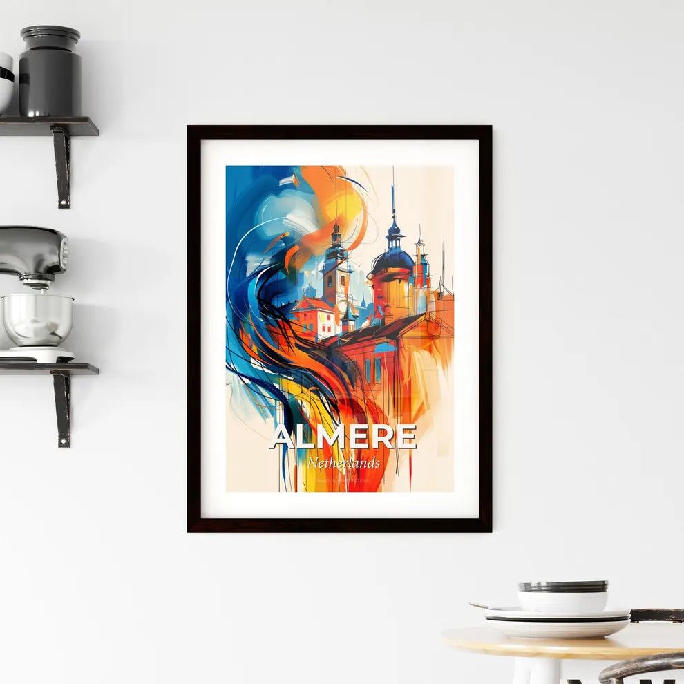 Vibrant Almere, Netherlands Framed Print