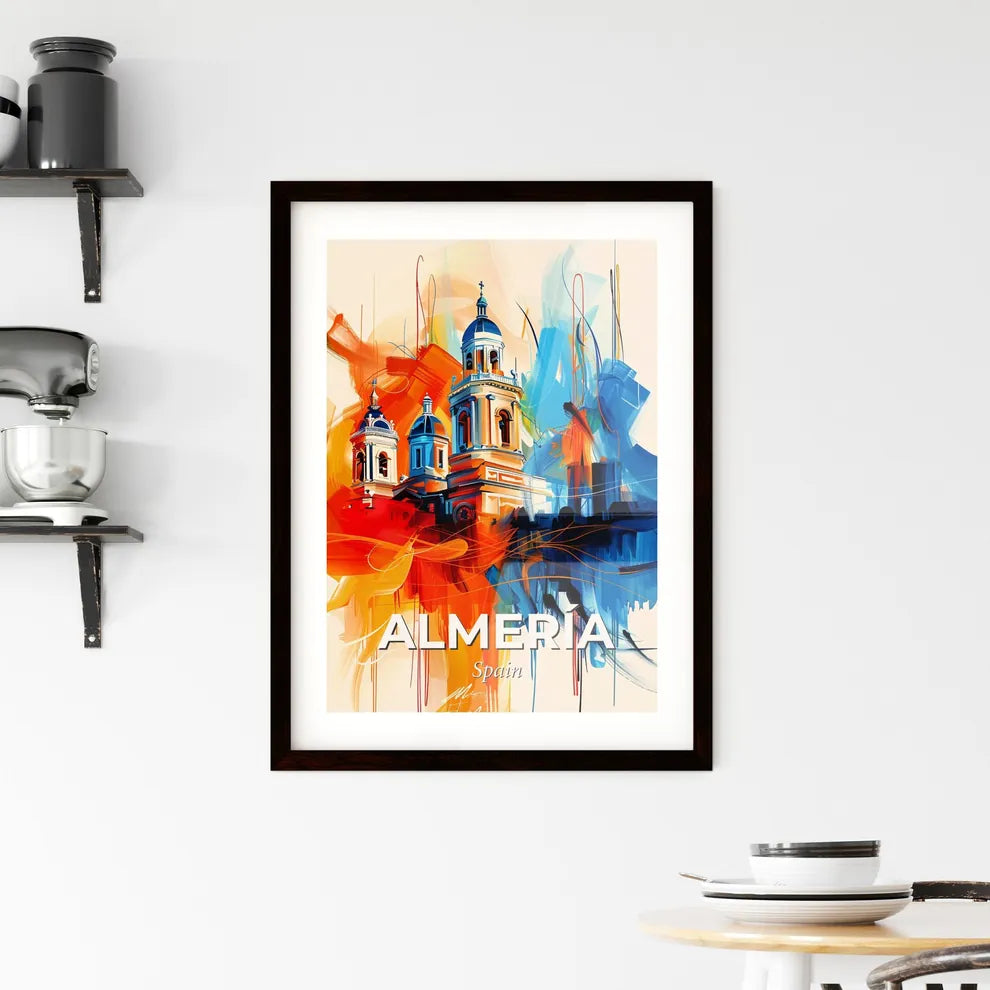 Vibrant Almería, Spain Framed Print