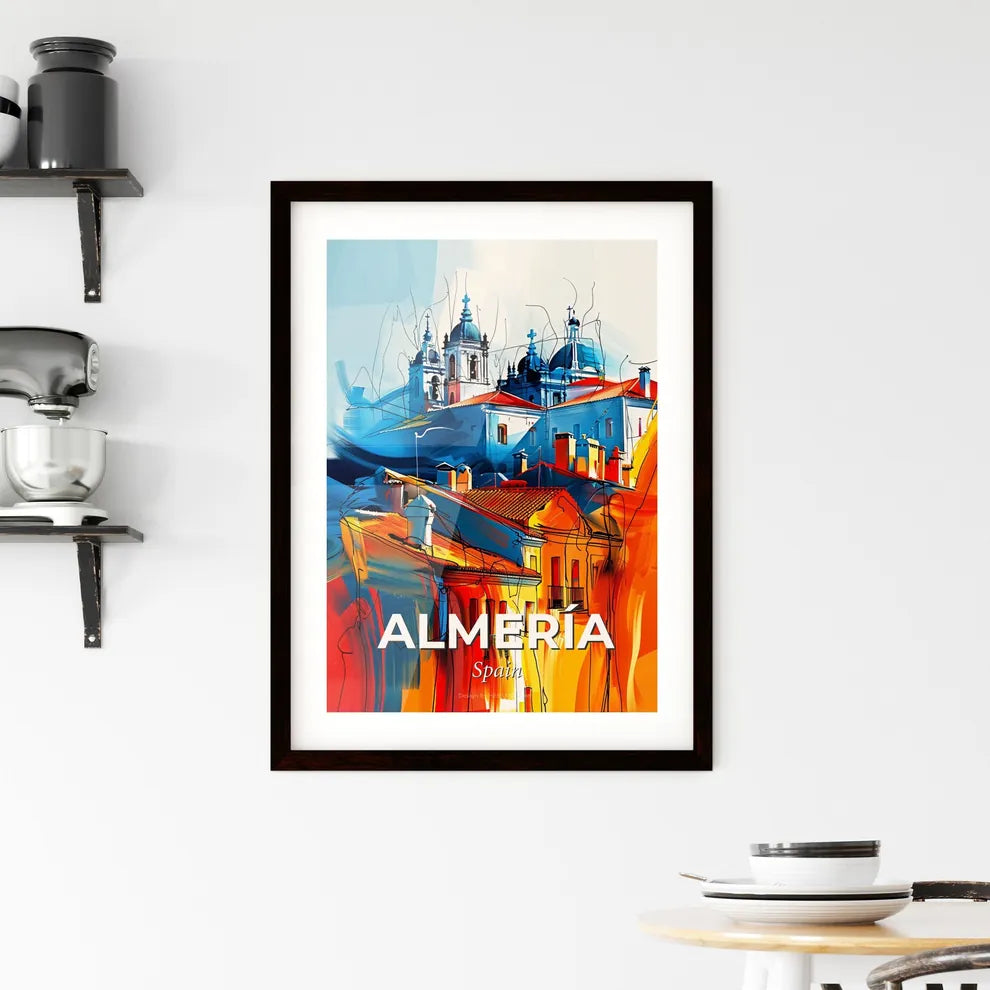 Vibrant Almería, Spain Framed Print