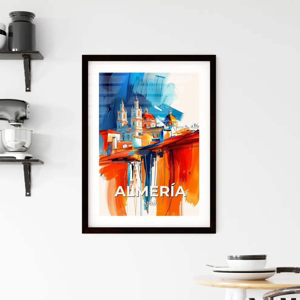Vibrant Almería, Spain Framed Print