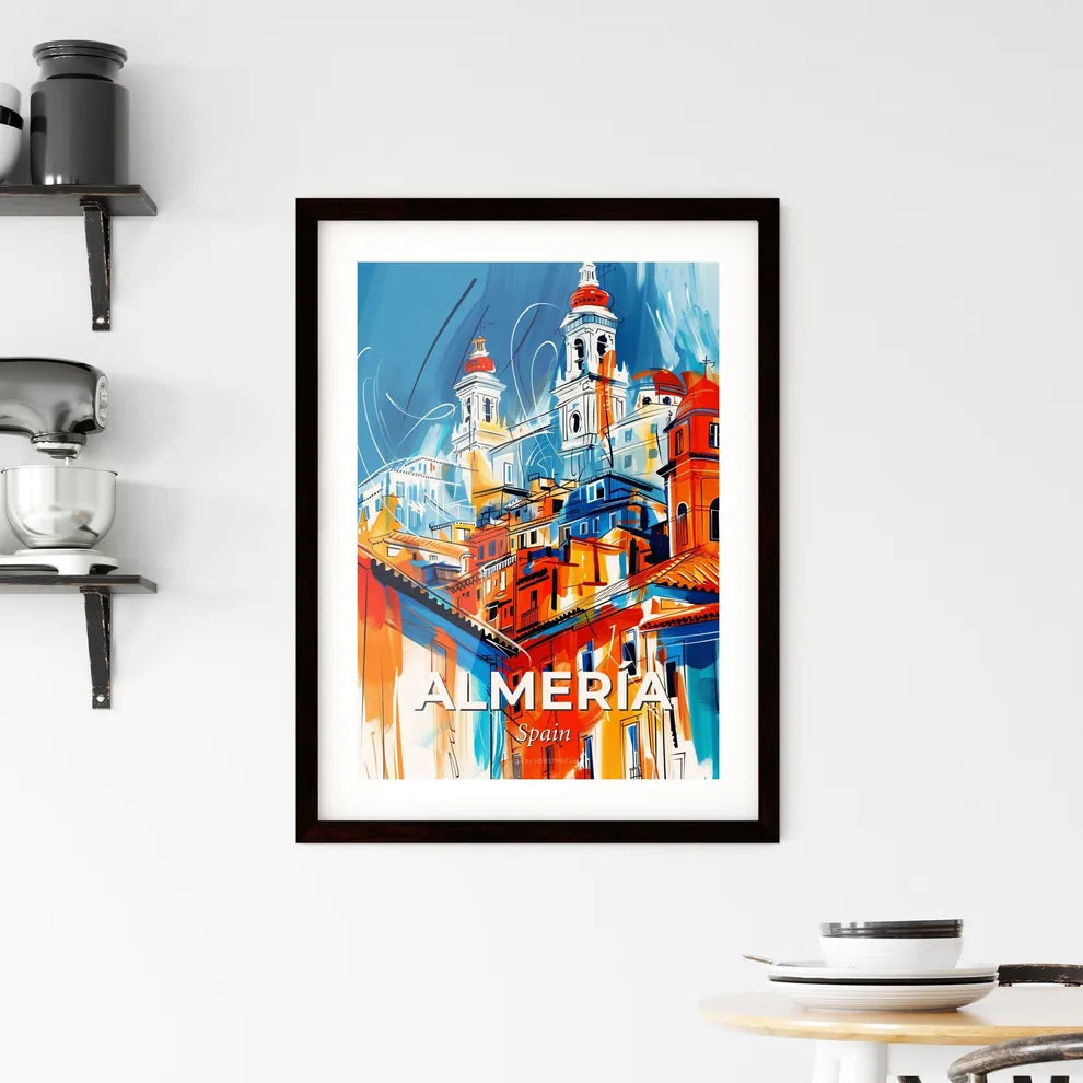 Vibrant Almería, Spain Framed Print