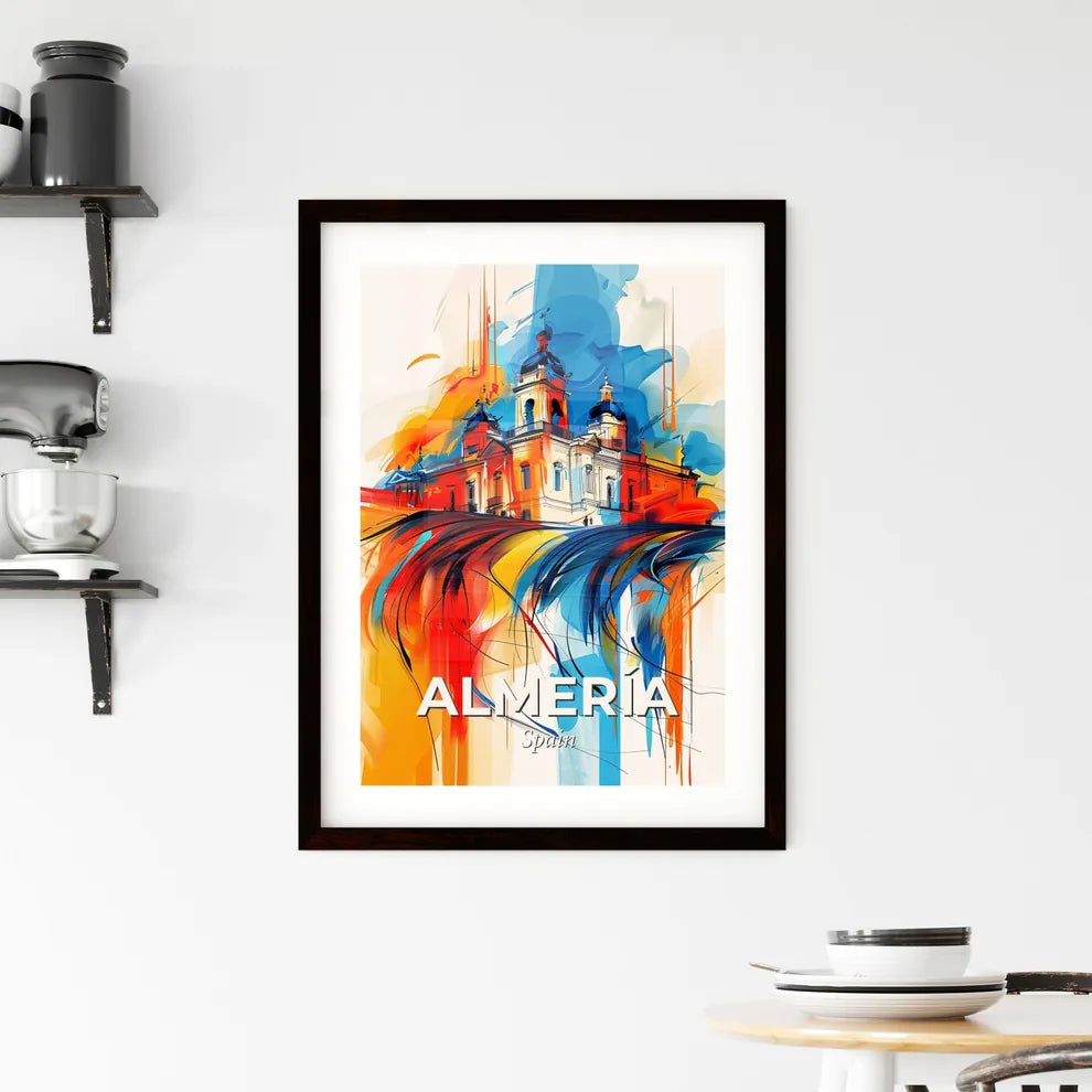 Vibrant Almería, Spain Framed Print