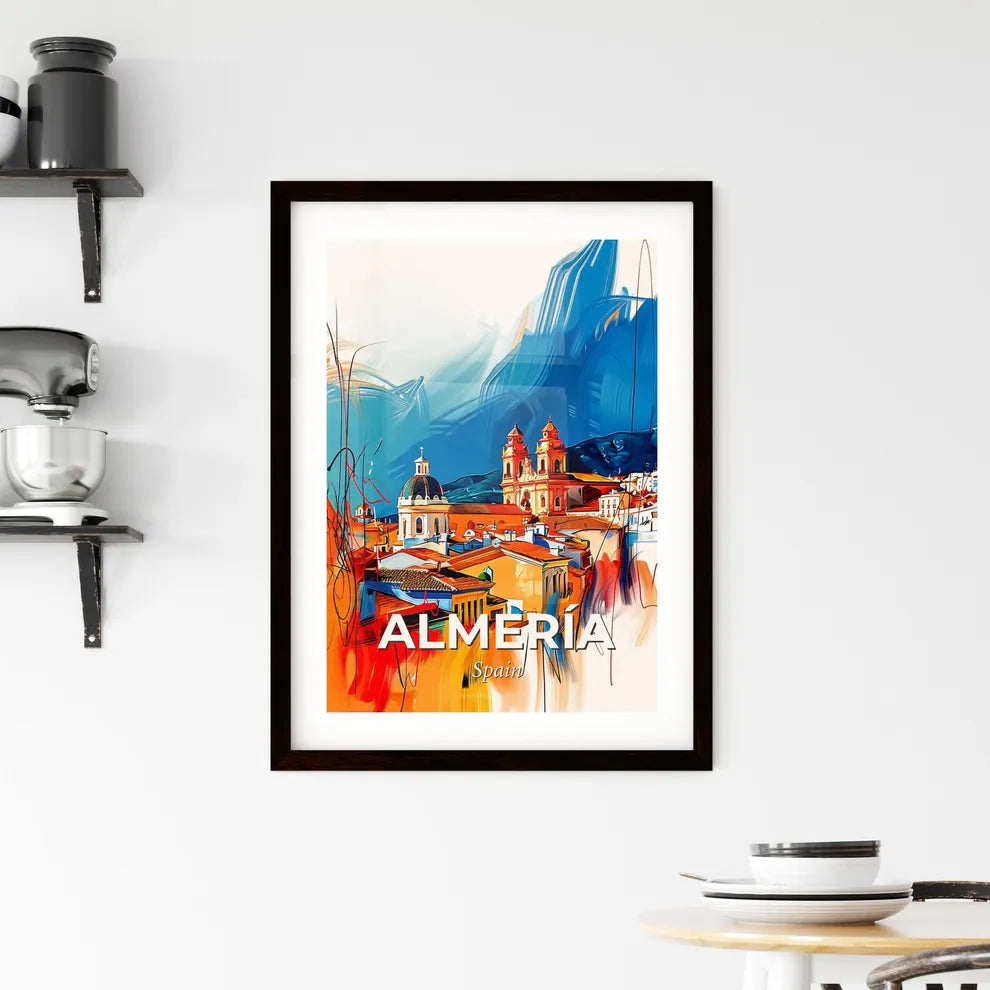 Vibrant Almería, Spain Framed Print