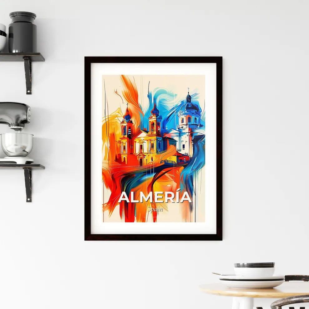 Vibrant Almería, Spain Framed Print
