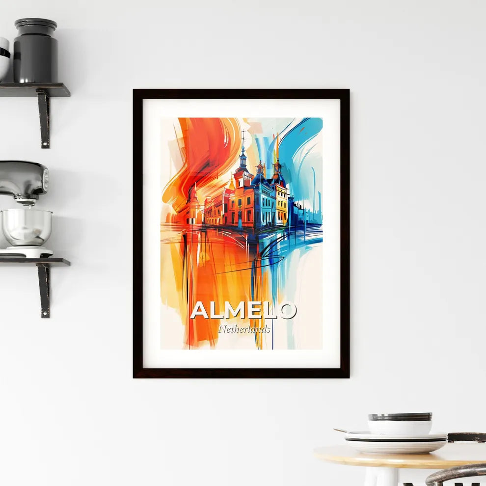 Vibrant Almelo, Netherlands Framed Print