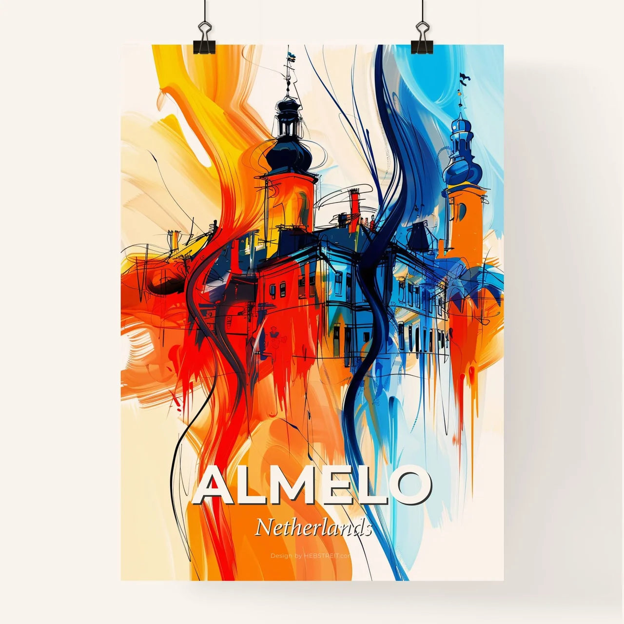 Vibrant Almelo, Netherlands Poster