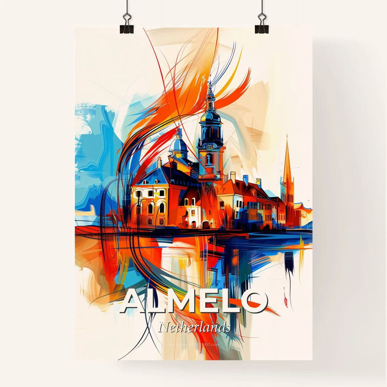 Vibrant Almelo, Netherlands Poster