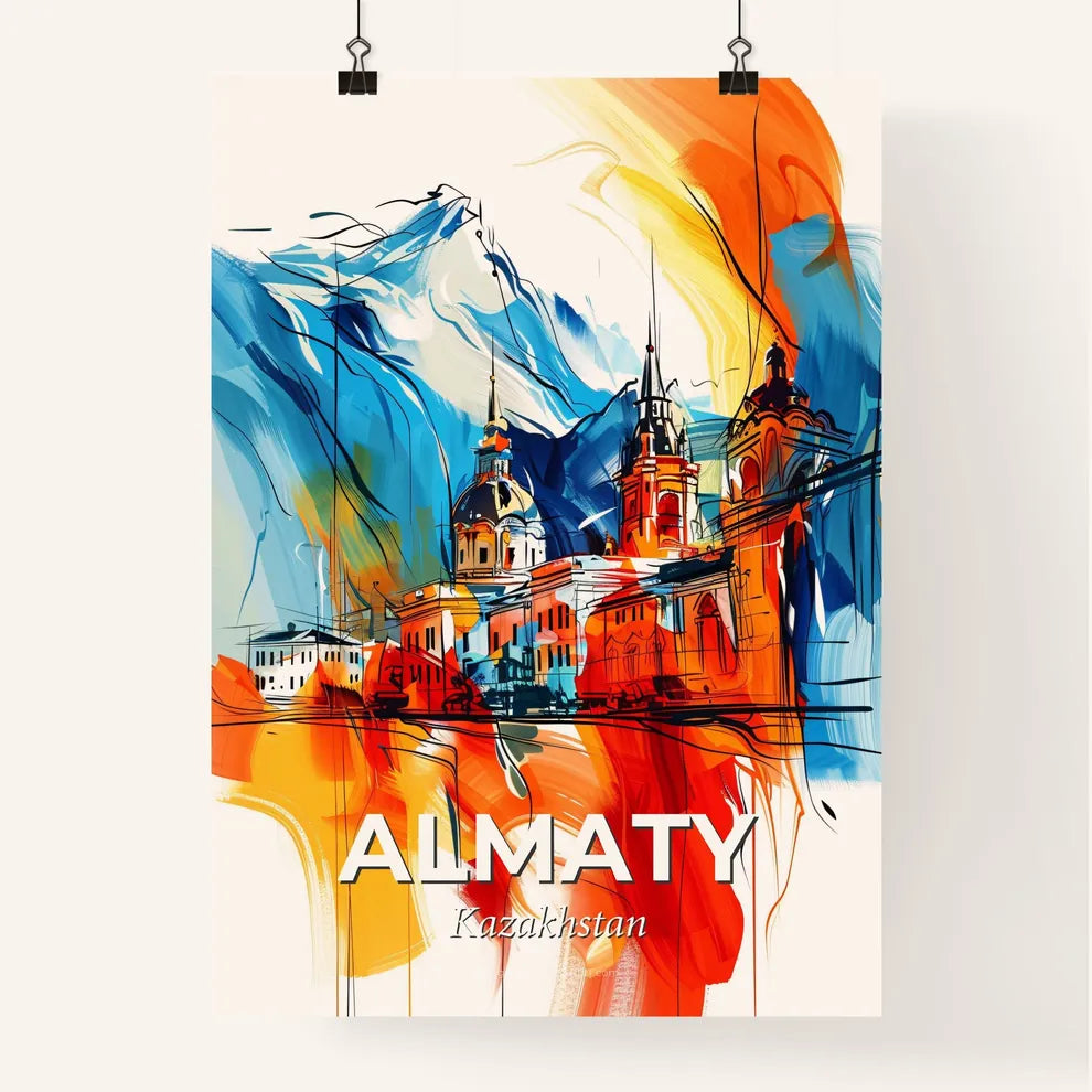 Vibrant Almaty, Kazakhstan Poster