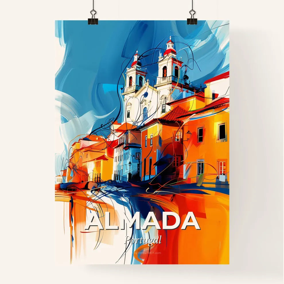 Vibrant Almada, Portugal Poster