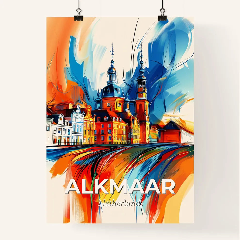 Vibrant Alkmaar, Netherlands Poster