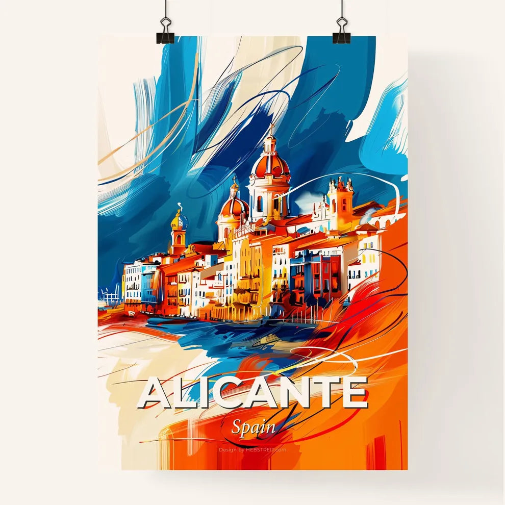 Vibrant Alicante, Spain Poster