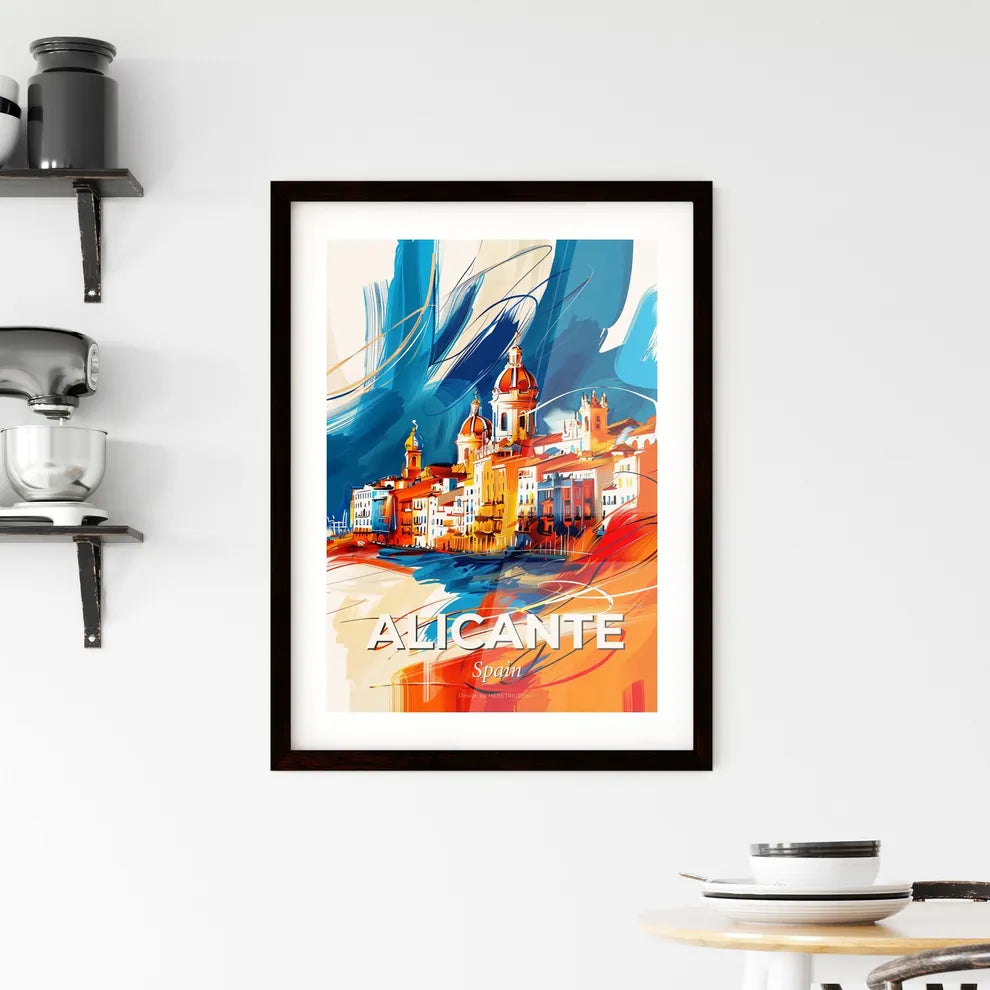 Vibrant Alicante, Spain Framed Print
