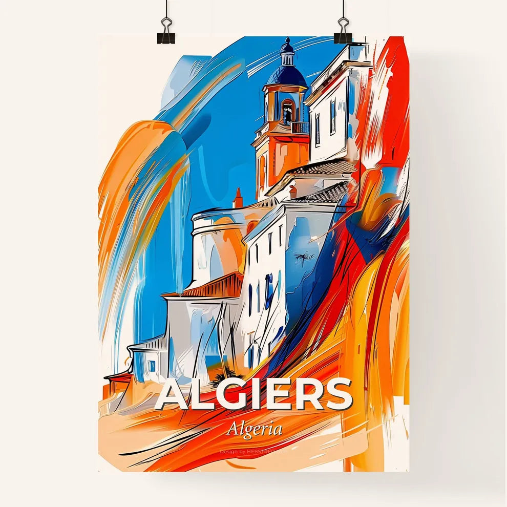 Vibrant Algiers, Algeria Poster