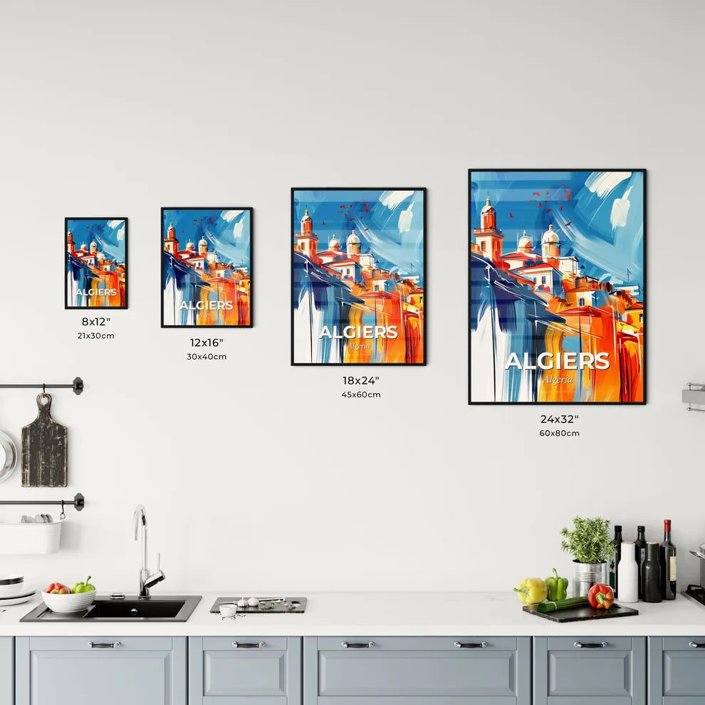 Vibrant Algiers, Algeria Kitchen Art
