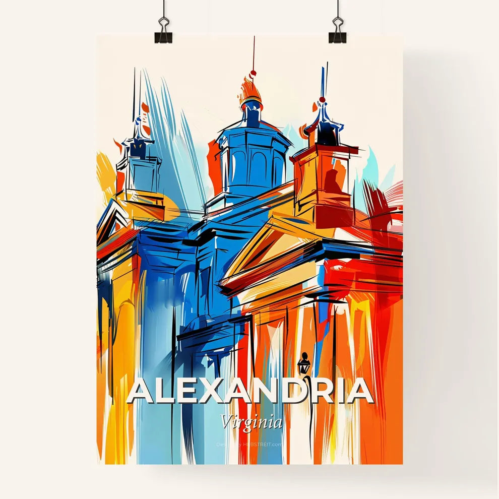 Vibrant Alexandria, Virginia Poster