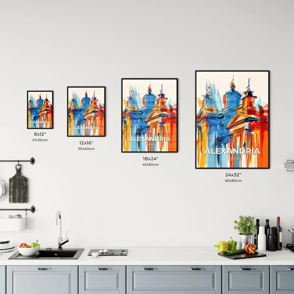 Vibrant Alexandria, Virginia Kitchen Art