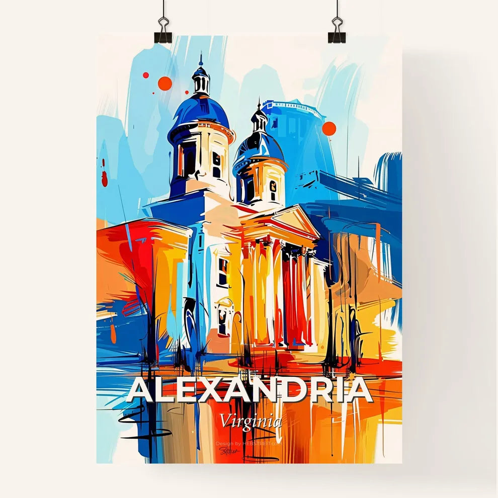 Vibrant Alexandria, Virginia Poster