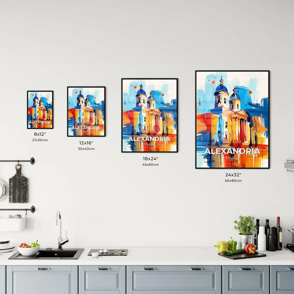 Vibrant Alexandria, Virginia Kitchen Art
