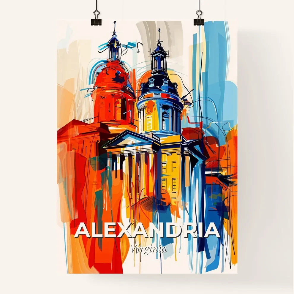 Vibrant Alexandria, Virginia Poster