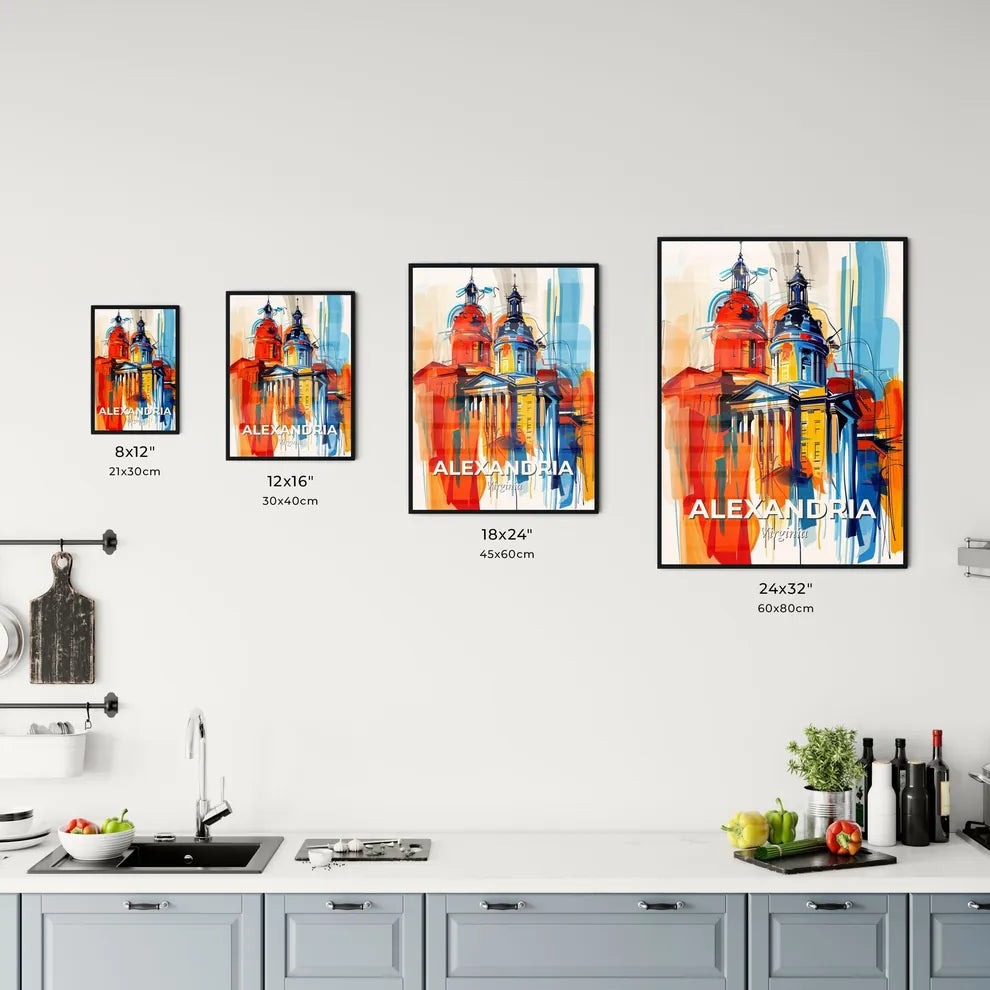 Vibrant Alexandria, Virginia Kitchen Art