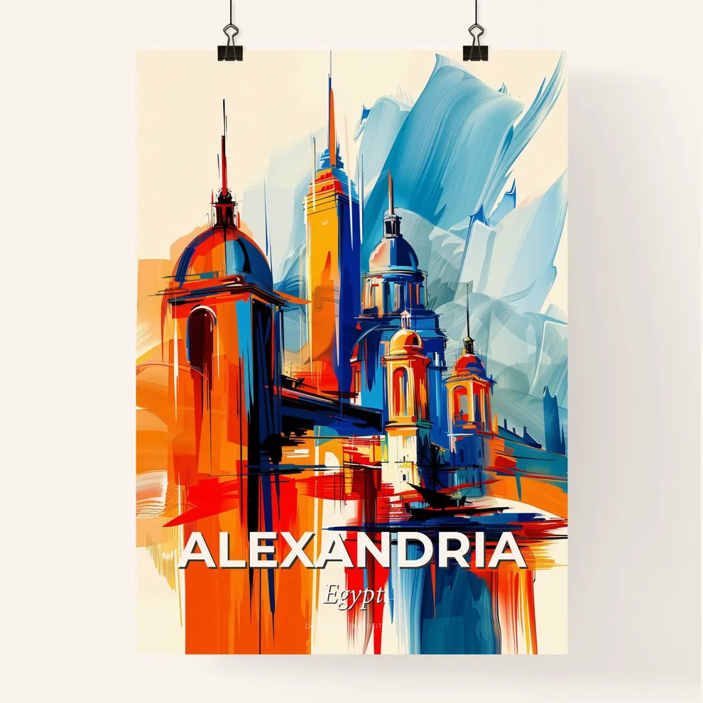 Vibrant Alexandria, Egypt Poster