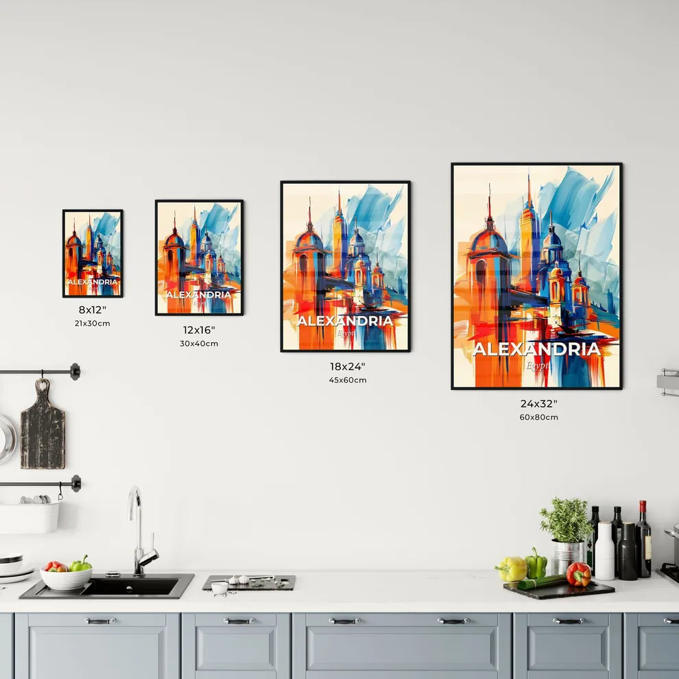 Vibrant Alexandria, Egypt Kitchen Art