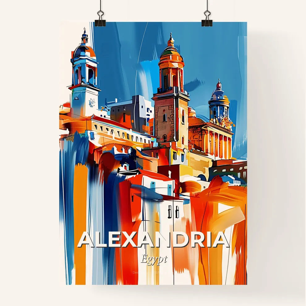 Vibrant Alexandria, Egypt Poster
