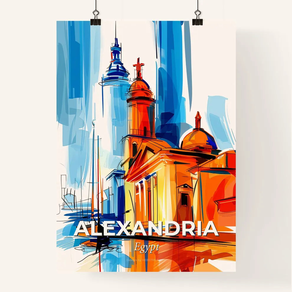 Vibrant Alexandria, Egypt Poster