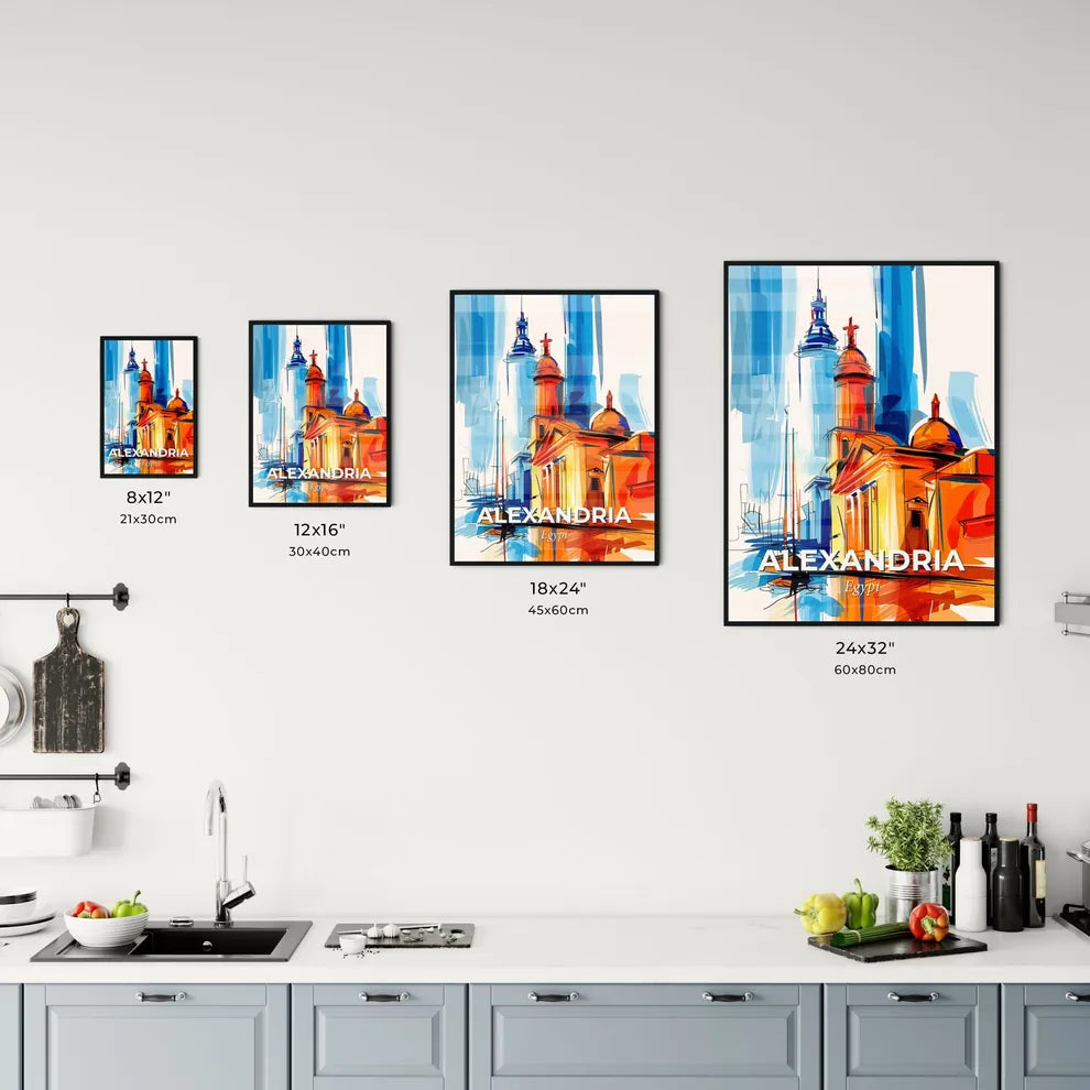 Vibrant Alexandria, Egypt Kitchen Art