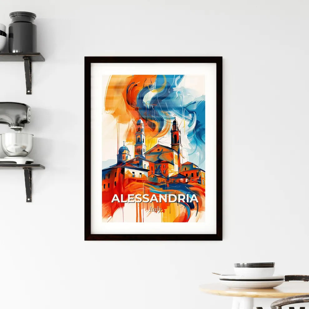 Vibrant Alessandria, Italy Framed Print