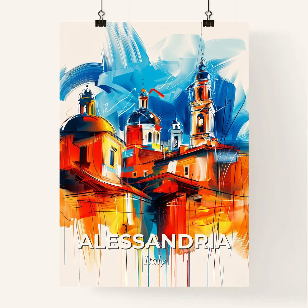 Vibrant Alessandria, Italy Poster