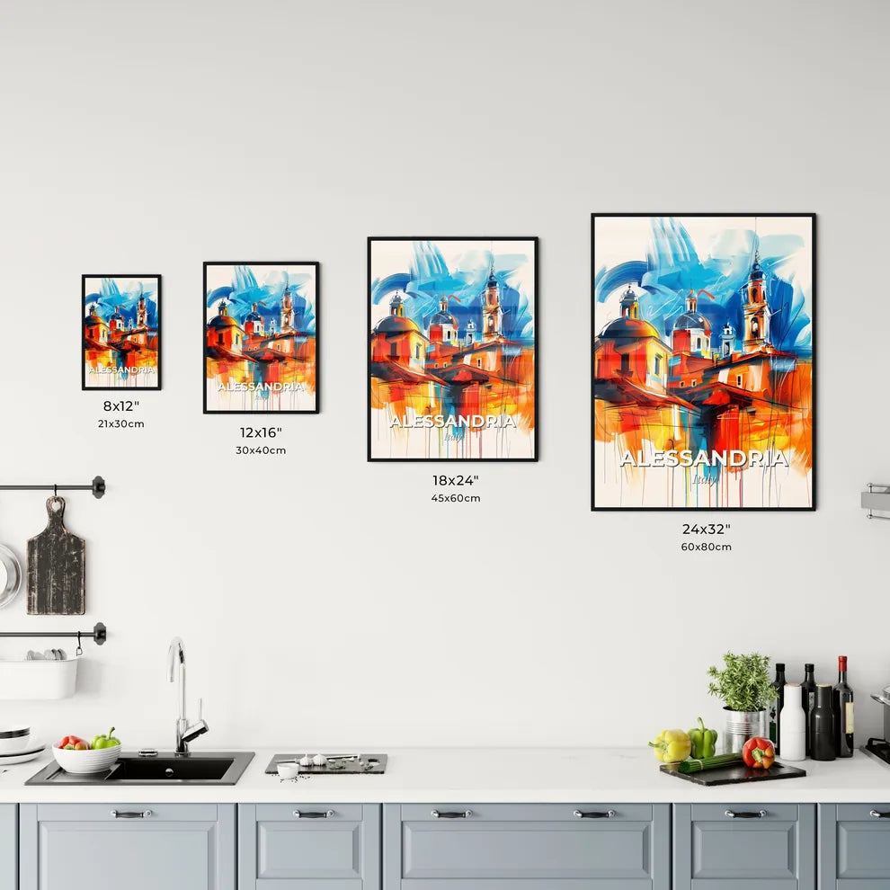 Vibrant Alessandria, Italy Kitchen Art
