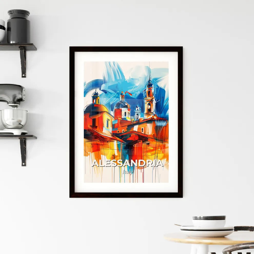 Vibrant Alessandria, Italy Framed Print