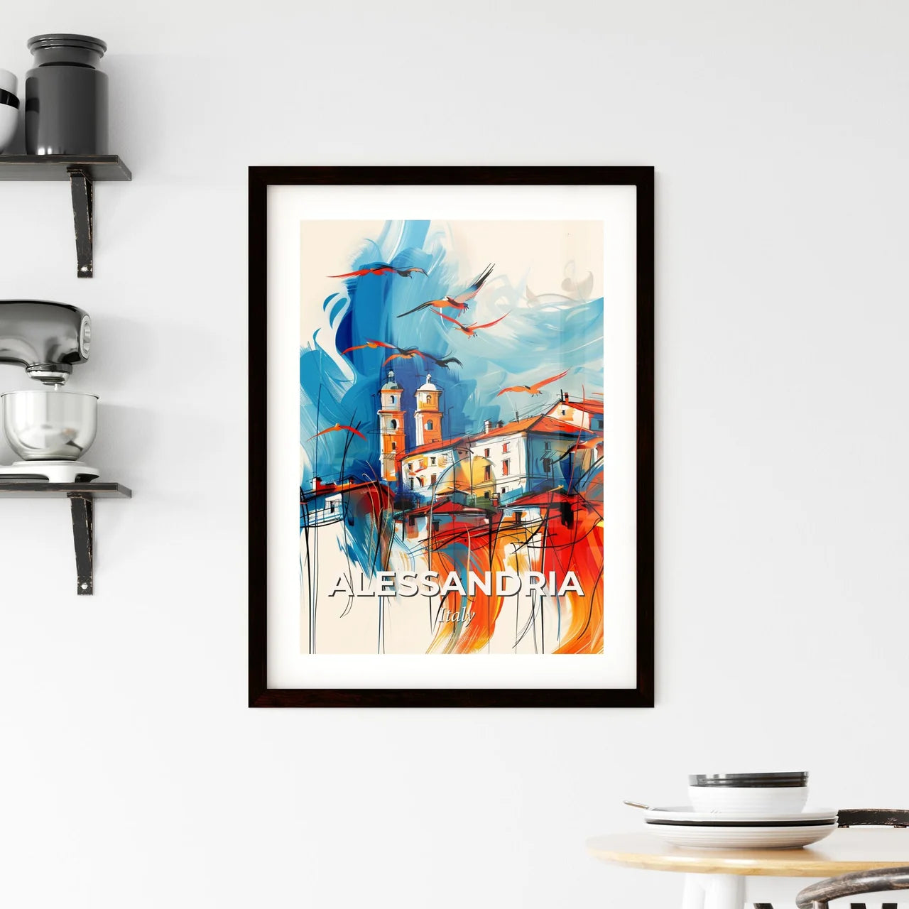 Vibrant Alessandria, Italy Framed Print