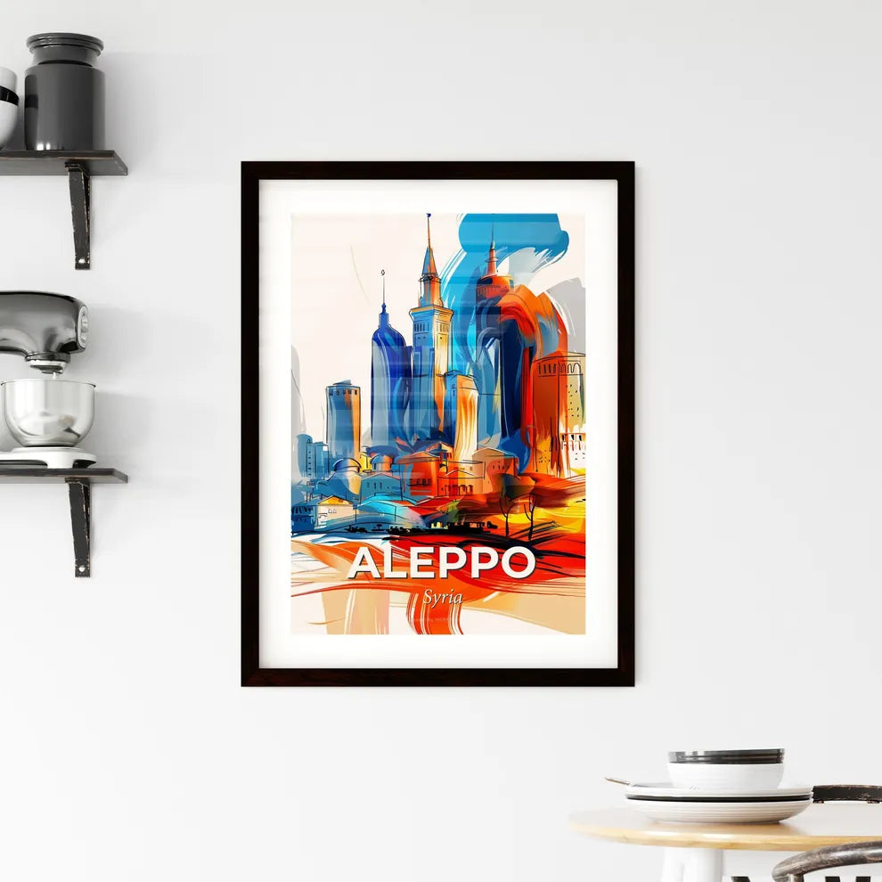 Vibrant Aleppo, Syria Framed Print