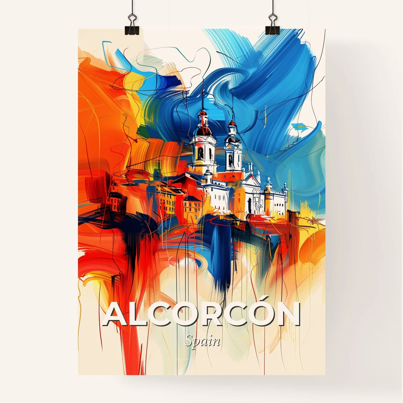 Vibrant Alcorcón, Spain Poster