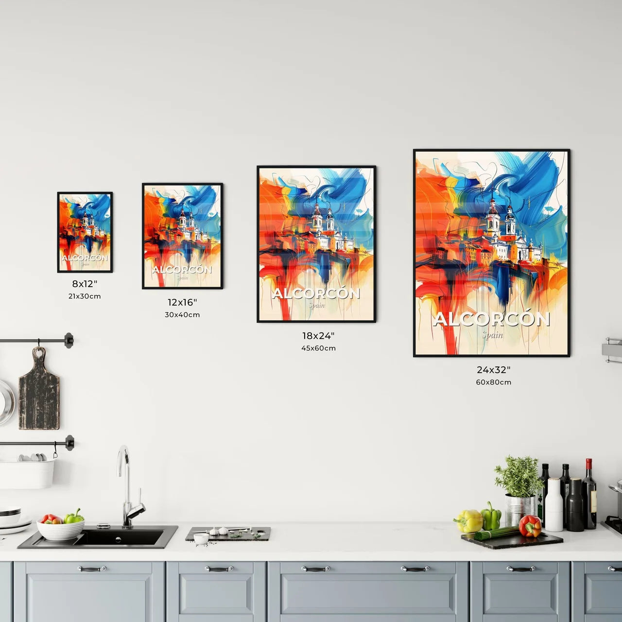Vibrant Alcorcón, Spain Kitchen Art