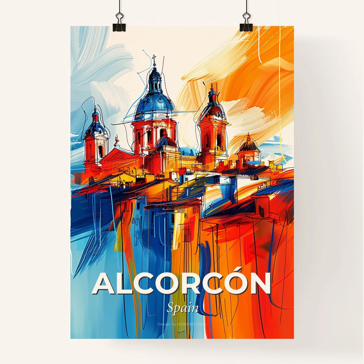 Vibrant Alcorcón, Spain Poster
