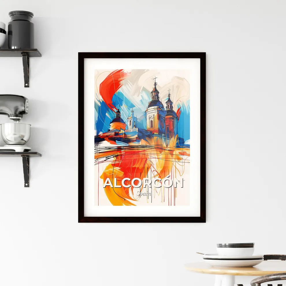 Vibrant Alcorcón, Spain Framed Print