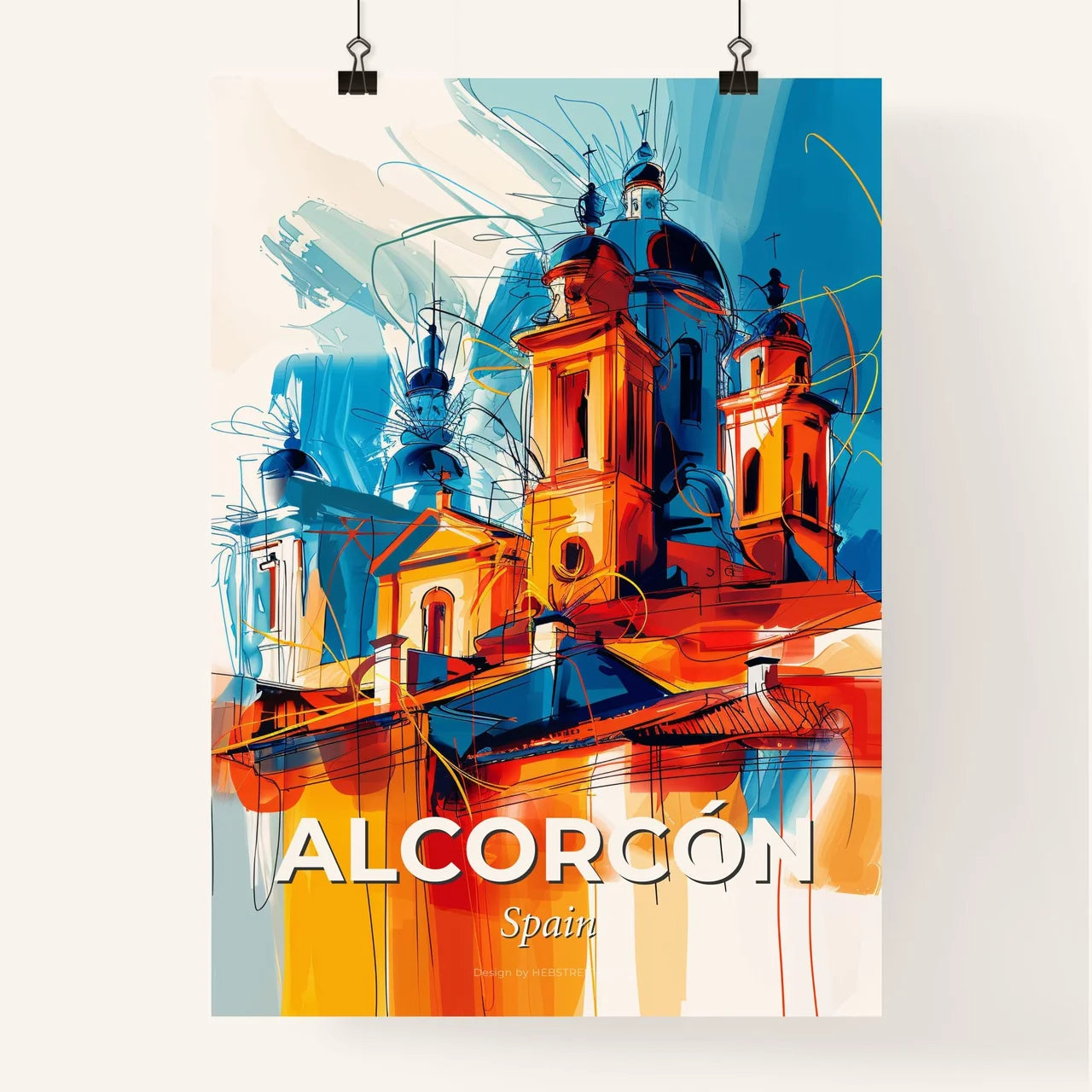 Vibrant Alcorcón, Spain Poster