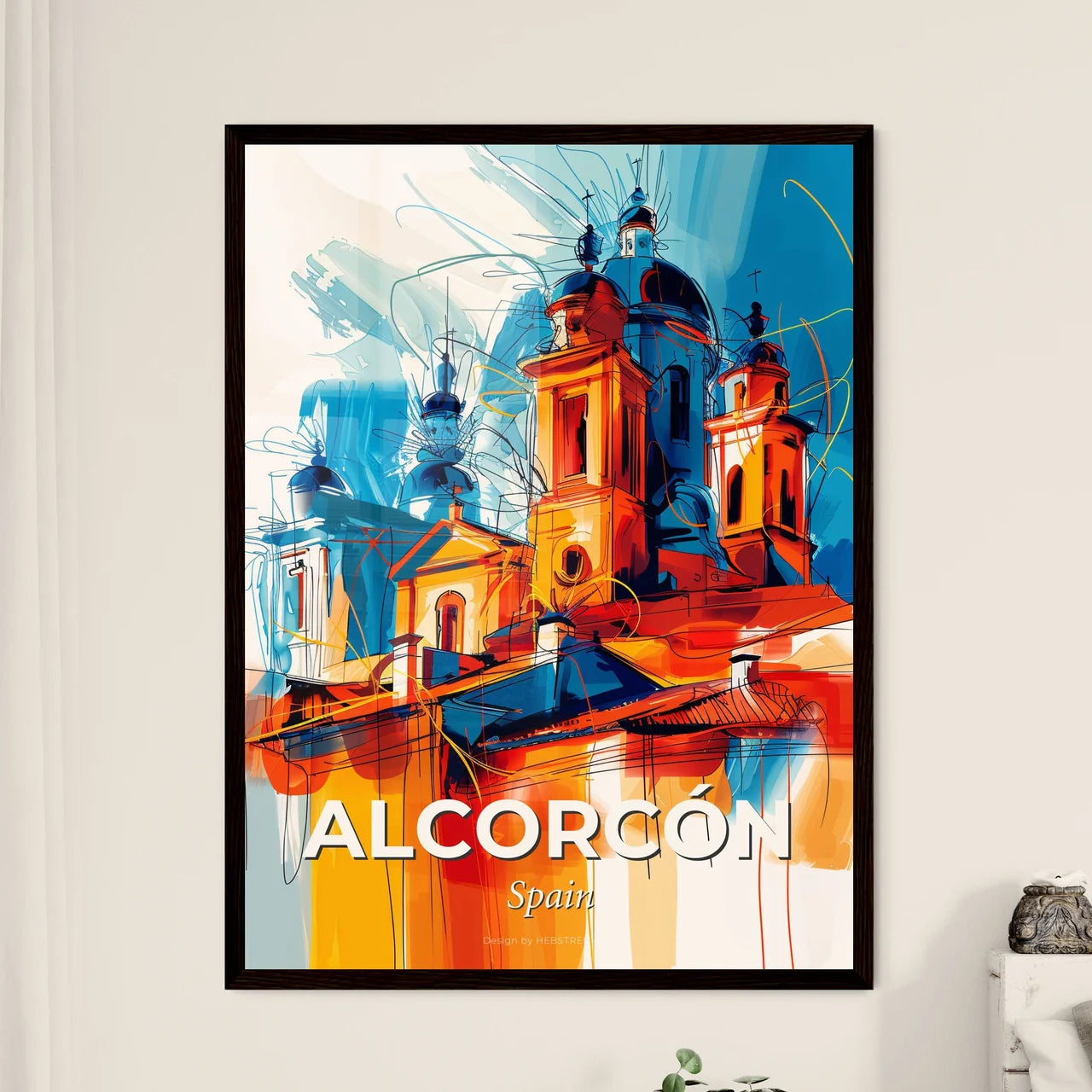 Vibrant Alcorcón, Spain Art Print