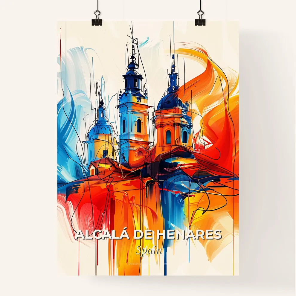 Vibrant Alcalá De Henares, Spain Poster