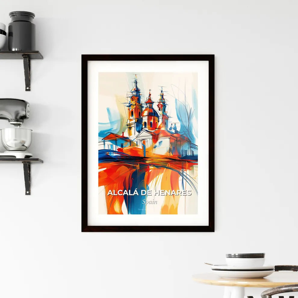 Vibrant Alcalá De Henares, Spain Framed Print