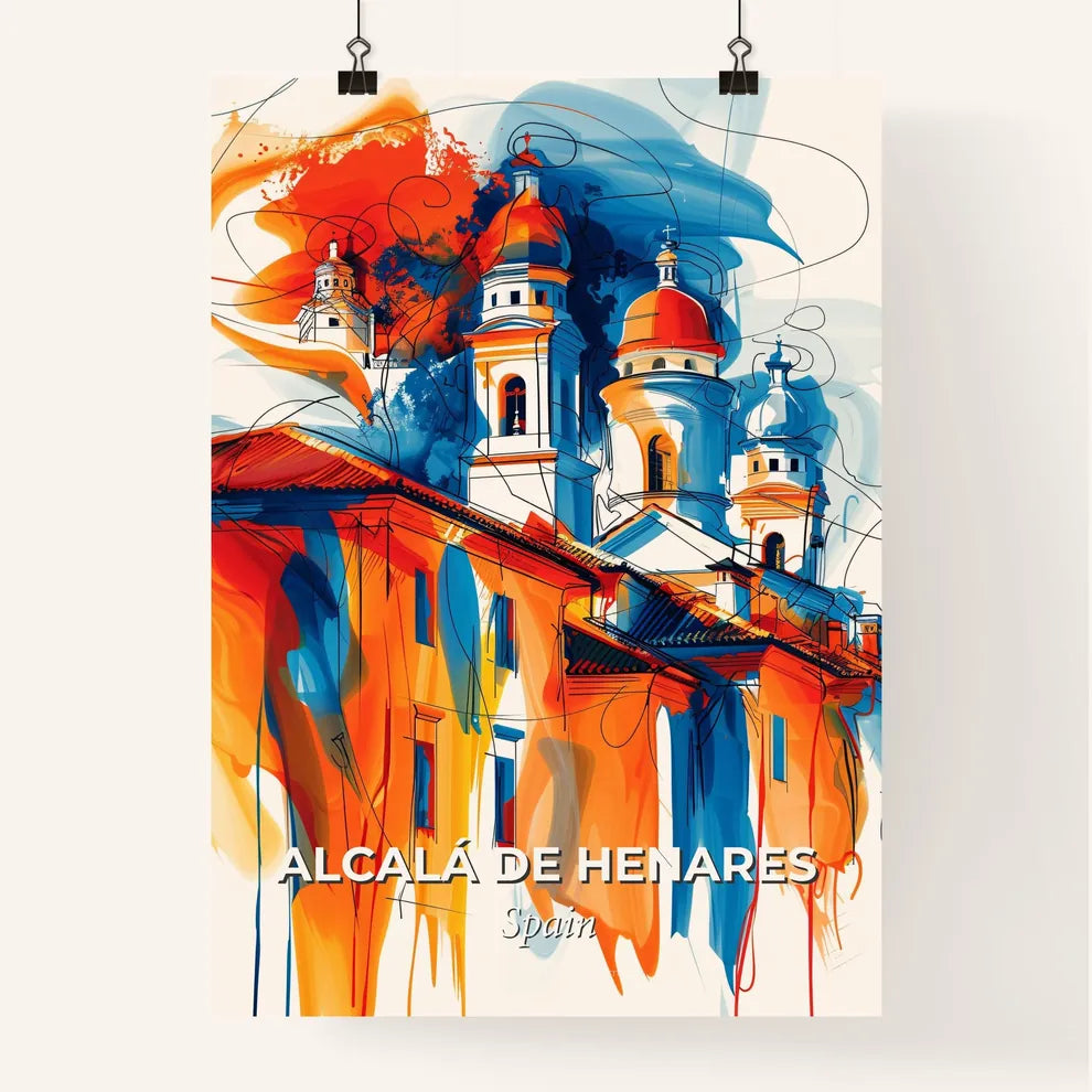 Vibrant Alcalá De Henares, Spain Poster