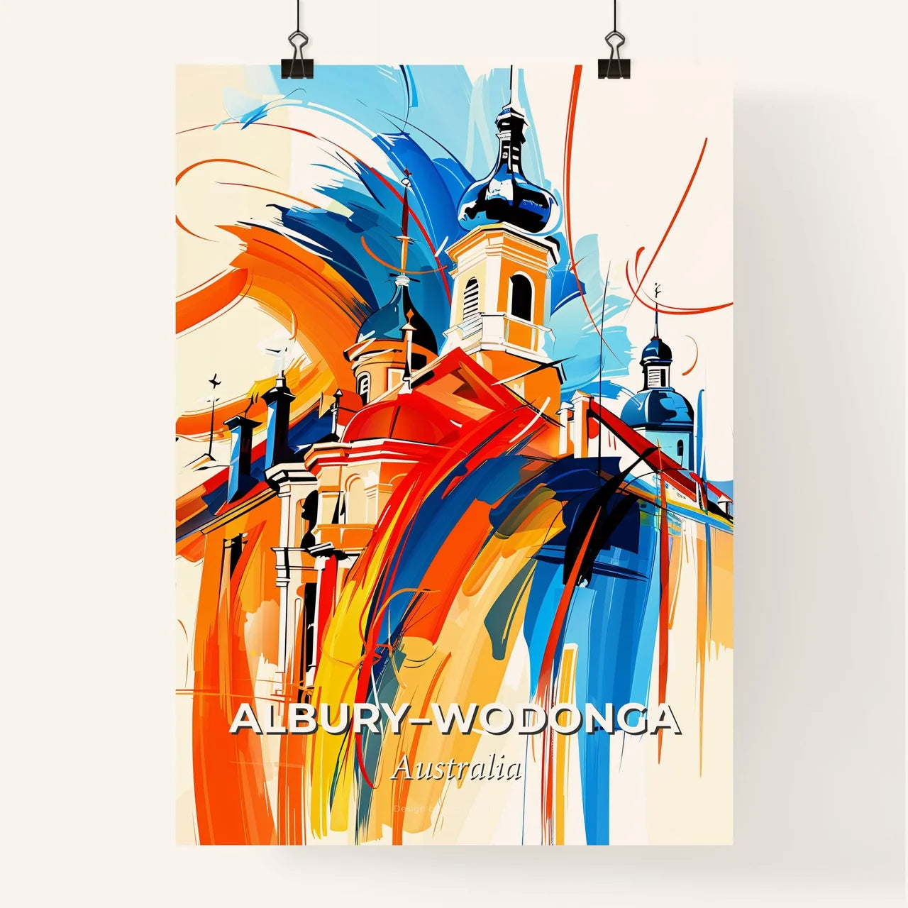 Vibrant Albury–Wodonga, Australia Poster