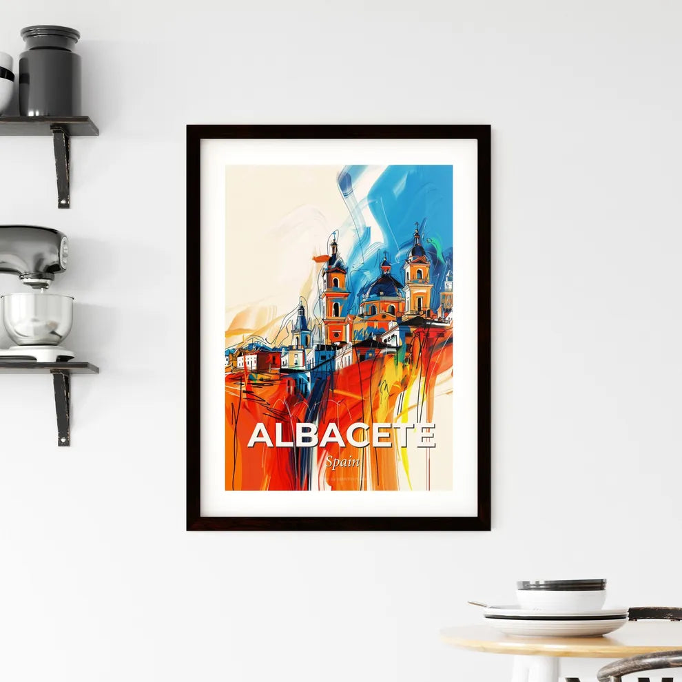 Vibrant Albacete, Spain Framed Print