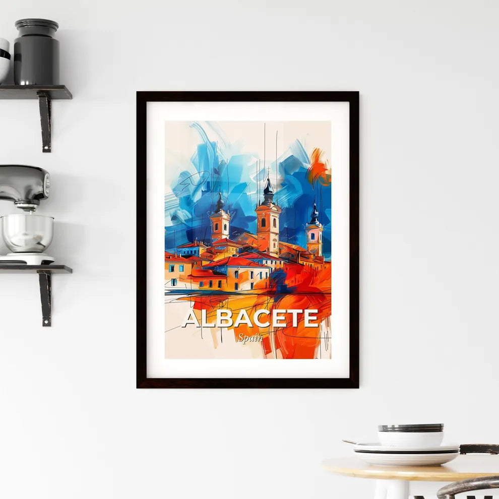 Vibrant Albacete, Spain Framed Print
