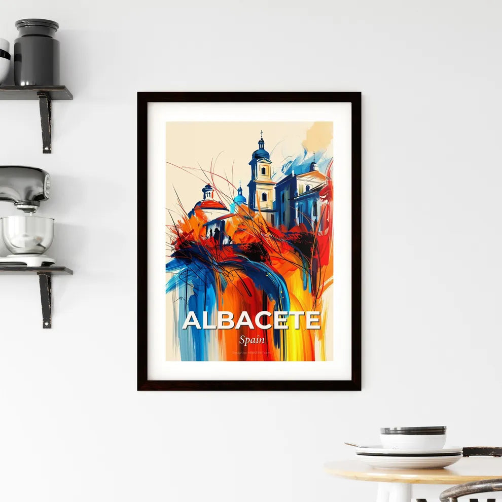 Vibrant Albacete, Spain Framed Print