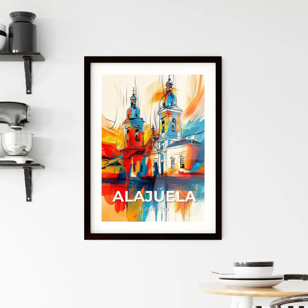 Vibrant Alajuela, Costa Rica Framed Print