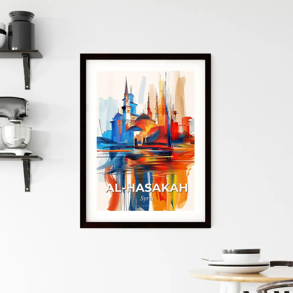 Vibrant A Framed Print